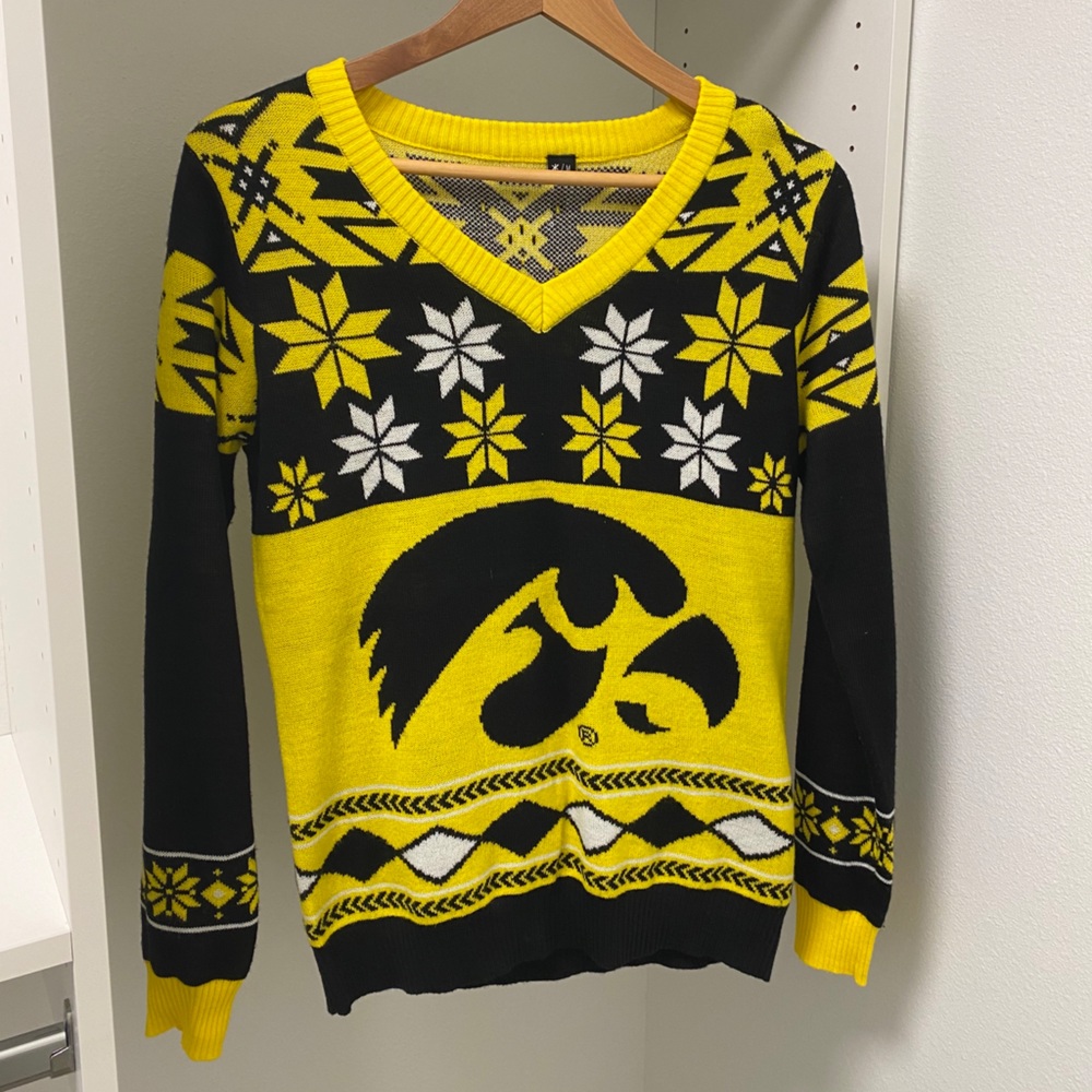Iowa Hawkeyes Argyle Sweater